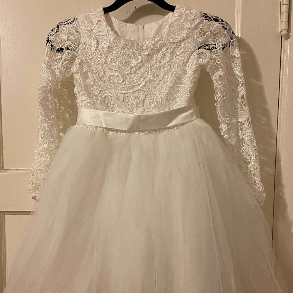 Ivory Little Girl’s Dress